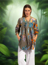 Load image into Gallery viewer, Mozaic Palm Cove Top ~ Sophie ~ Sz S-XXL
