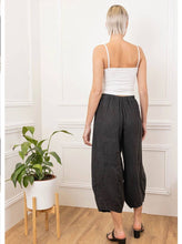 Load image into Gallery viewer, Colette Plain Barrel Leg Linen Pants ~ Teal
