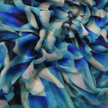 Load image into Gallery viewer, Macro Flower Cotton Voile Designer Scarf
