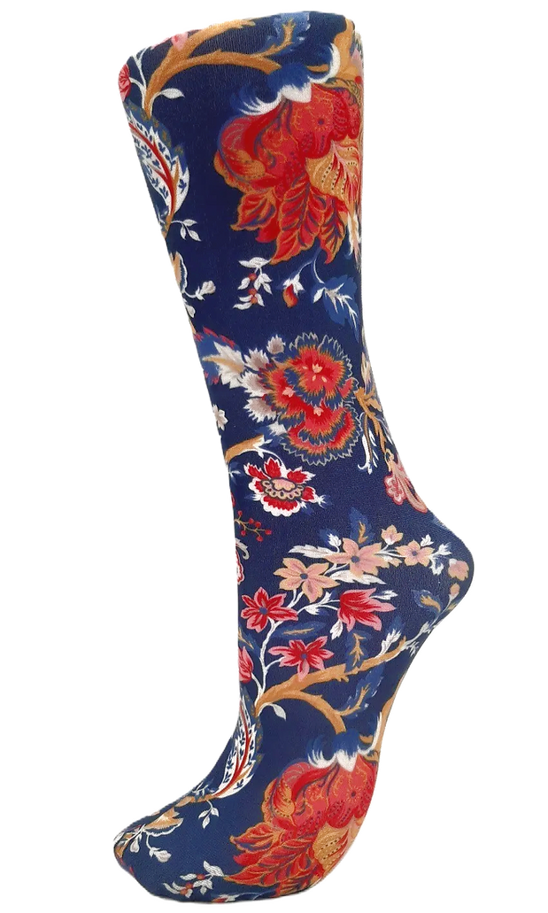 Celeste Stein ~ COMPRESSION Socks ~ Pampalore Navy