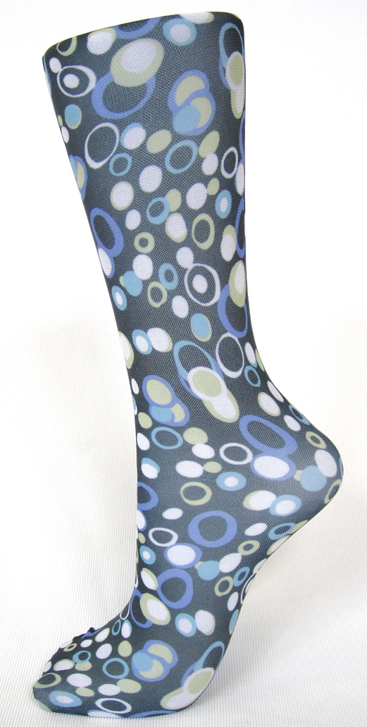 Celeste Stein ~ COMPRESSION Socks ~ Black Loophole