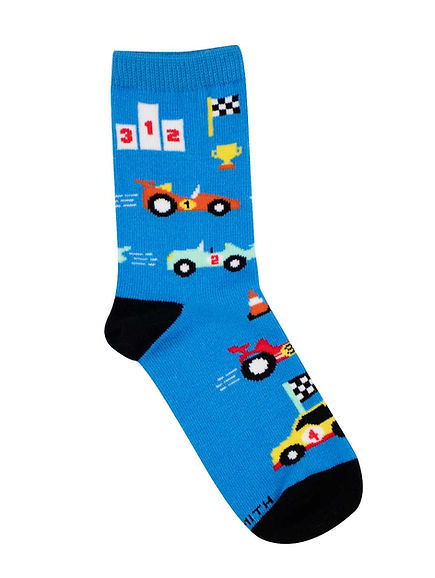Off to the Races ~ Kids Socks by Socksmith