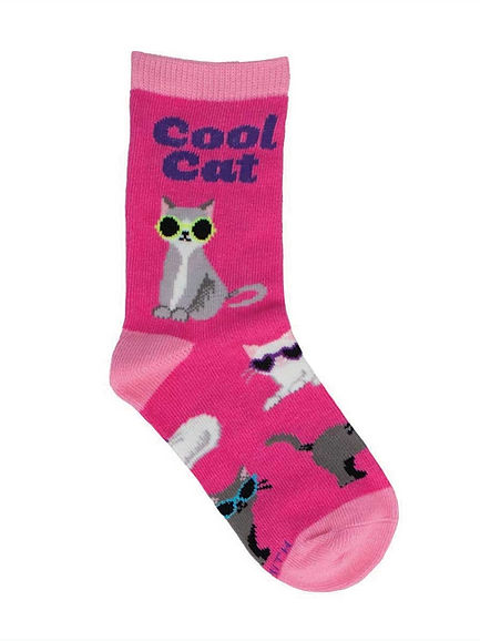 Cool Cat ~ Kids Socks by Socksmith
