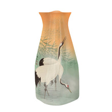 Load image into Gallery viewer, Modgy Vase ~ Ohara Koson Two Cranes
