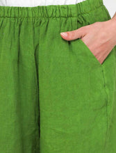 Load image into Gallery viewer, Colette Plain Barrel Leg Linen Pants ~ Light Grey
