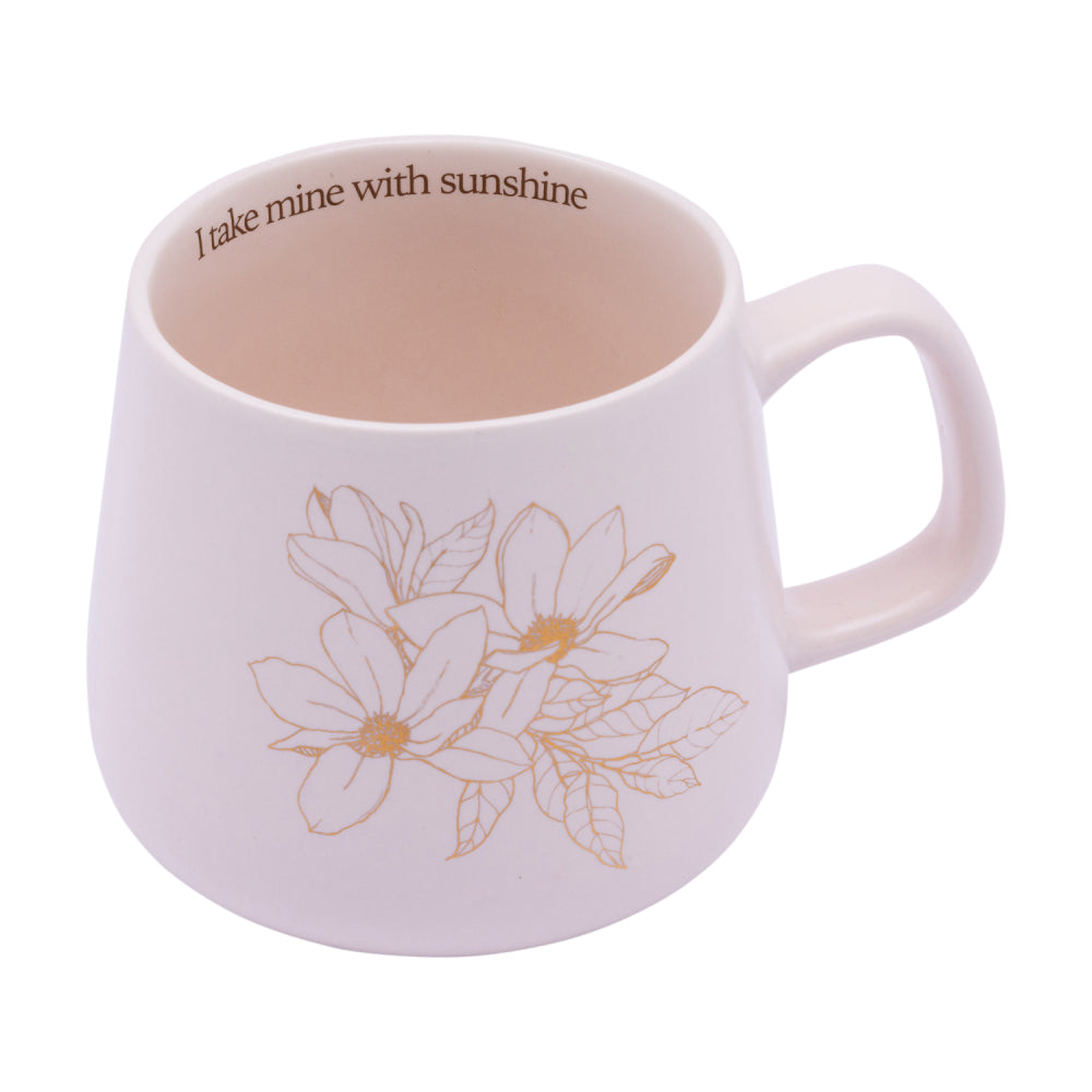 Splosh: Blossom Gold Floral Mug