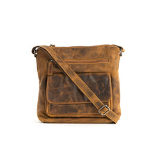 Load image into Gallery viewer, Greenwood Leather Lidia Crossbody ~ Camel
