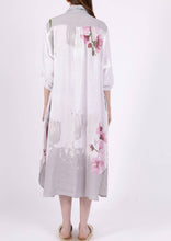 Load image into Gallery viewer, Colette Italian Made Linen Shirt Dress ~ Khaki
