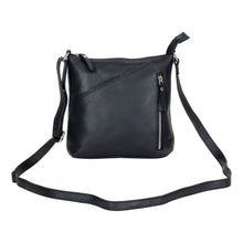 Load image into Gallery viewer, Greenwood Leather Sorrel Crossbody Bag ~ Black
