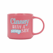 Load image into Gallery viewer, Splosh: Cheeky Classy Savage Mug
