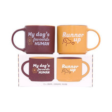 Load image into Gallery viewer, Splosh Mug Set ~ My Dog's Favourite Human / Runner Up
