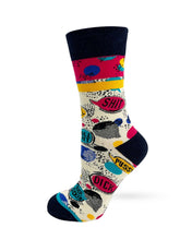 Load image into Gallery viewer, Swearing Always Helps ~ Ladies' Crew Socks by FabDaz
