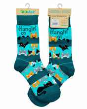 Load image into Gallery viewer, Hangin' on 'till Friday ~ Ladies' Crew Socks by FabDaz
