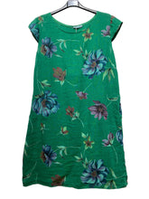 Load image into Gallery viewer, Colette Italian Made Linen Slim Fit Dress ~ Flora White
