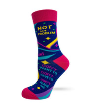 Load image into Gallery viewer, Retired Ask Someone Else ~ Ladies Crew Socks by Fazdaz
