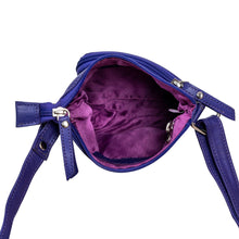 Load image into Gallery viewer, Greenwood Leather Hazel Compact Crossbody Bag ~ Purple
