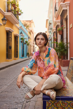 Load image into Gallery viewer, Colette Floral 100% Cotton Shirt ~ Rust
