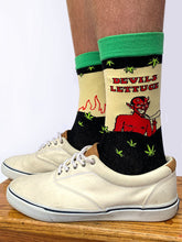 Load image into Gallery viewer, Devils Lettuce - Men&#39;s Crew Socks by Groovy Things
