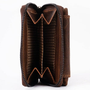 Greenwood Leather Tina Women's Wallet ~ Brown