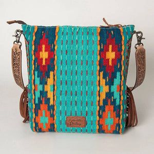 Western Leather Messenger Bag ~ Laney