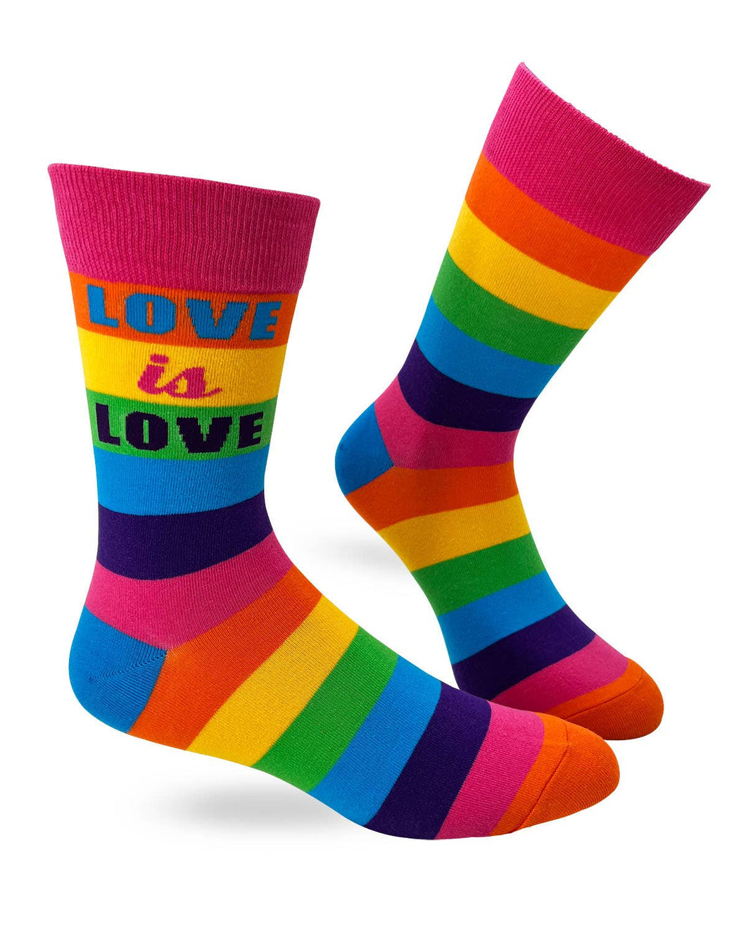 Love is Love ~ Men's Crew Socks by FabDaz