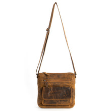 Load image into Gallery viewer, Greenwood Leather Lidia Crossbody ~ Camel
