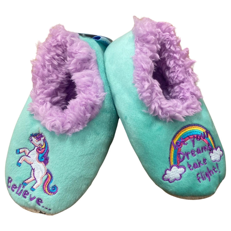 Slumbies® Cosy Toddler Slippers ~ Believe
