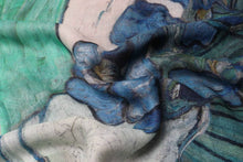 Load image into Gallery viewer, Irises Cotton/Modal Designer Scarf

