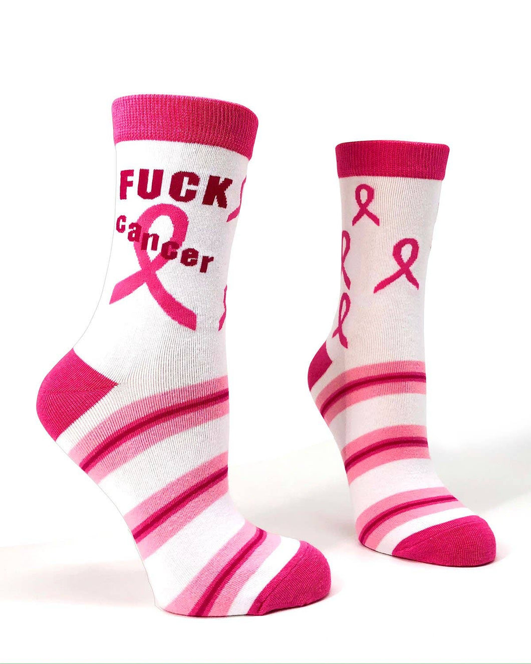 F**k Cancer ~ Women's Crew Socks by FabDaz
