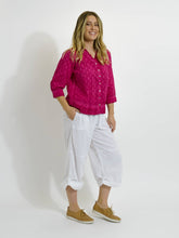 Load image into Gallery viewer, Mozaic Capricorn Top Plain ~ Hot Pink Wash ~ Sz S-XXL
