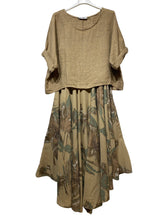Load image into Gallery viewer, Colette Two-Piece Linen Dress ~ Camel
