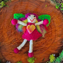 Load image into Gallery viewer, Himalayan Felt Chakra Fairy ~ Pink
