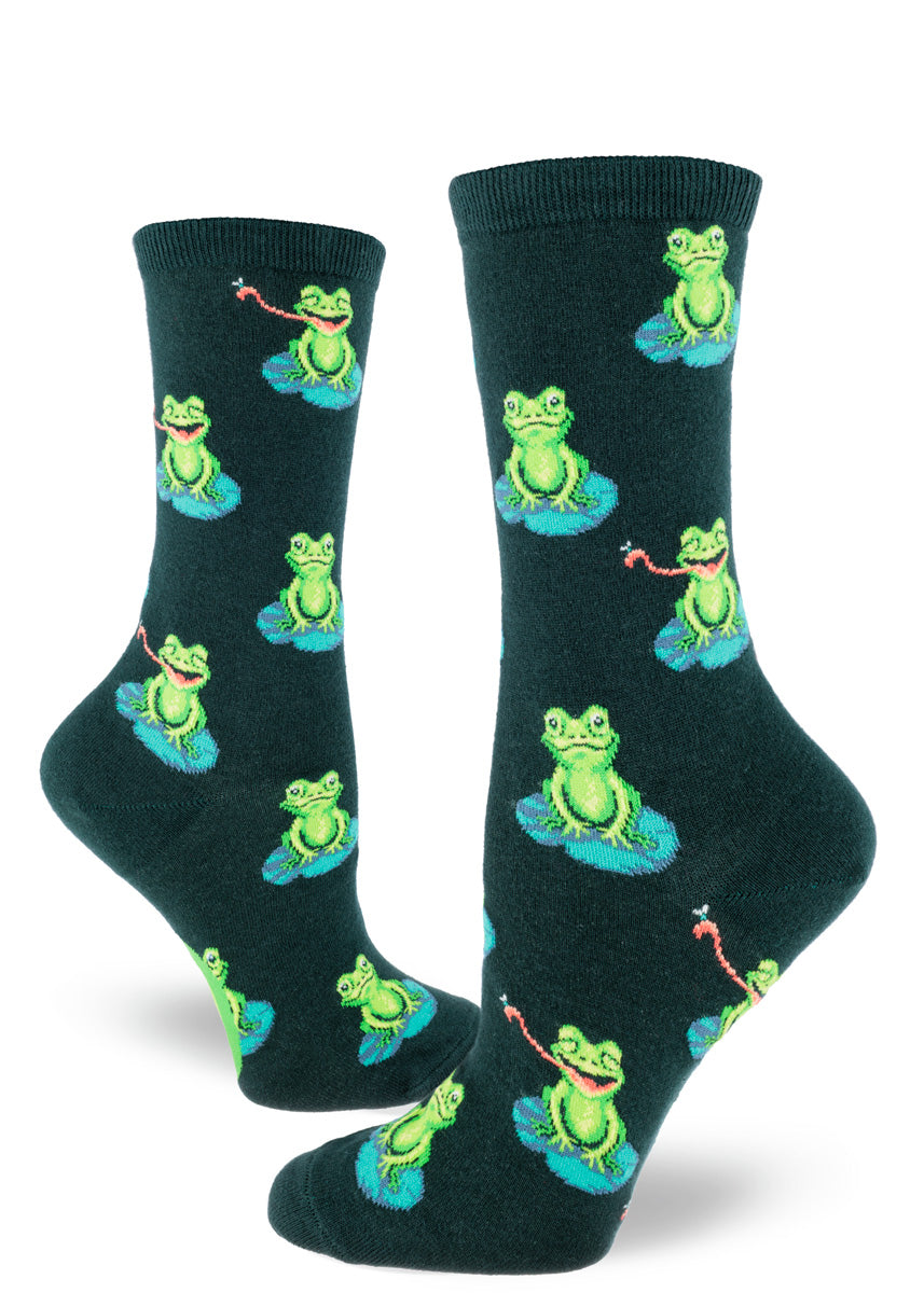 Funny Frog - Ladies Crew by Modsocks