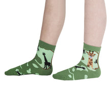 Load image into Gallery viewer, Rhino-Corn 3-Pack Kids Crew Socks ~ Sock it to Me ~ Two Sizes
