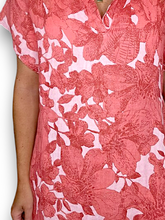 Load image into Gallery viewer, Italian Shirt Dress by Helga May ~ Coral
