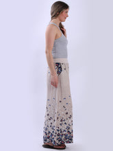 Load image into Gallery viewer, Made in Italy Wide Leg Linen Blooming Trousers ~ Beige
