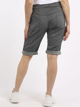 Load image into Gallery viewer, Italian Magic Shorts/Chinos Plain Charcoal
