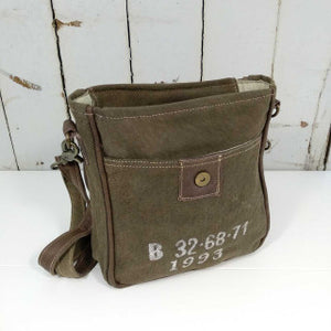 Backyard 'Cecilia' Crossbody Bag ~ Canvas/Leather