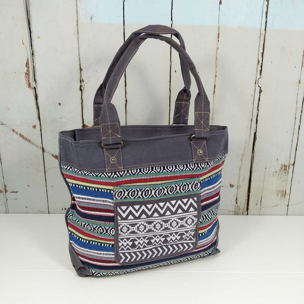 Backyard 'Bethany' Tote Bag ~ Canvas/Fabric