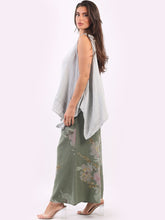 Load image into Gallery viewer, Italian Linen Palazzo Pants &#39;Tori&#39; Sage Sz 10-16
