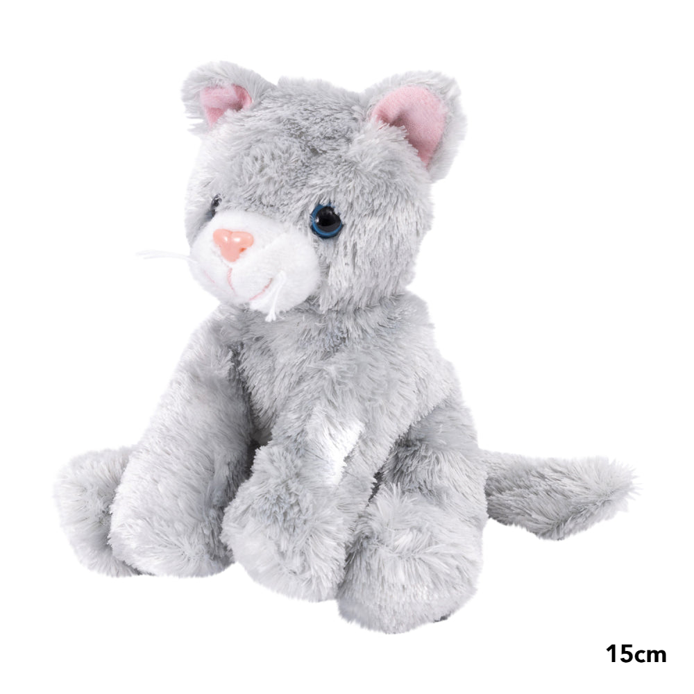 Splosh: Mary Meyers Catsy Kitty ~ Grey Cat 15cm