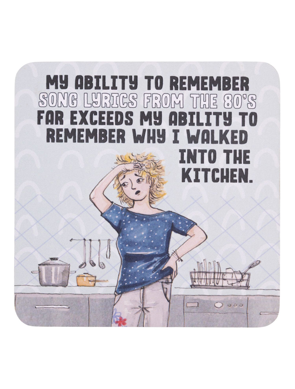 Olive & Co. Song Lyrics Coaster