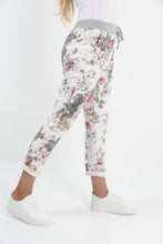 Load image into Gallery viewer, Italian Stretch Cotton Trousers Dusky Rose Cream
