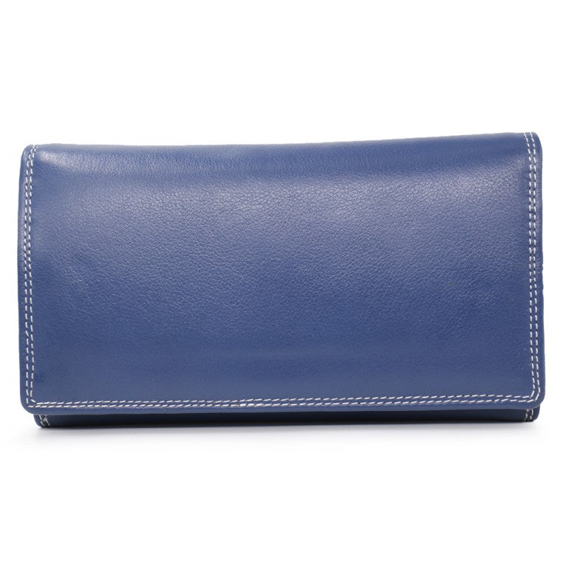 Riccardo Ferrici Leather Wallet ~ Blue