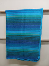 Load image into Gallery viewer, Alpaca Throw ~ BLU001 Made in Ecuador, Single/Throw Size
