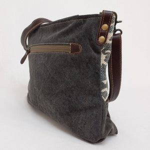 Backyard 'Monica' Crossbody Bag ~ Canvas/Leather