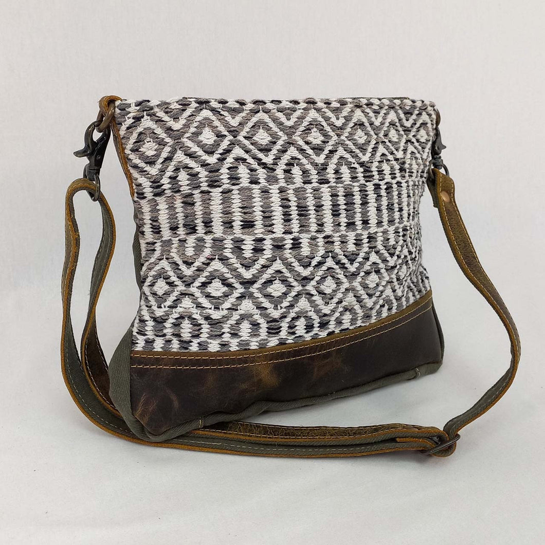 Backyard 'Brenda' Crossbody Bag ~ Canvas/Leather