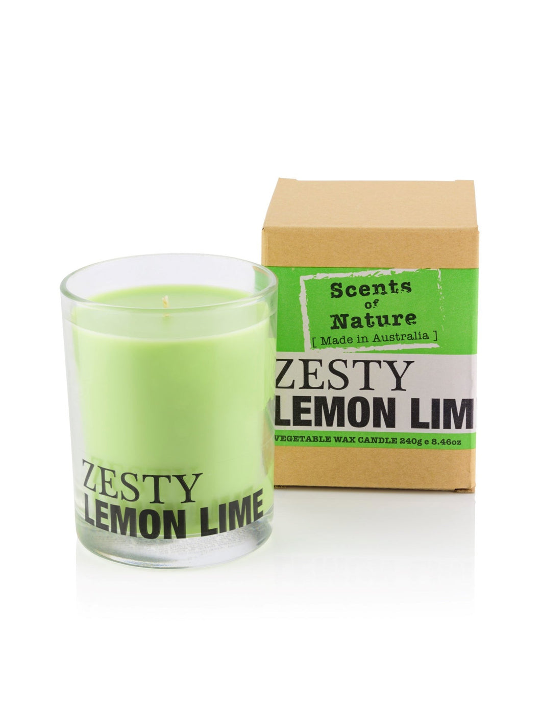 Zesty Lemon Lime Soy Candle 240g