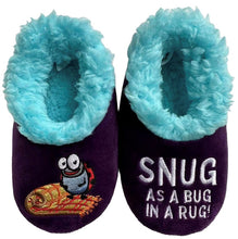 Load image into Gallery viewer, Slumbies® Cosy Toddler Slippers ~ Snug as a Bug
