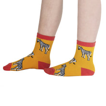 Load image into Gallery viewer, Rhino-Corn 3-Pack Kids Crew Socks ~ Sock it to Me ~ Two Sizes
